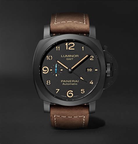 panerai 1950 3 days gmt automatic gents watch|panerai luminor model.